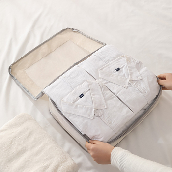 Σετ ταξιδιωτικών τσαντών αποθήκευσης, σχήματος κύβου, πολυεστέρας, πολυλειτουργικό, μοντέλο ZJ