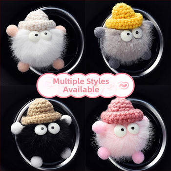 Automobilio aromaterapijos oro ventiliacijos papuošalas – mielas karikatūrinis dizainas, audinys, dekoravimas