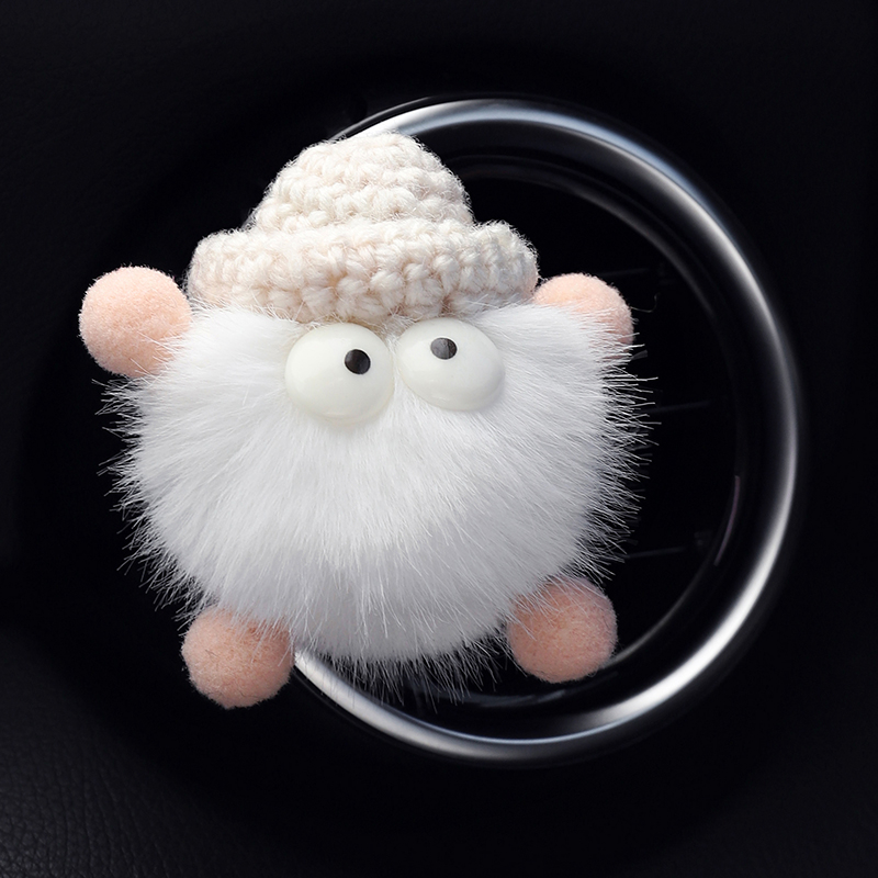 Automobilio aromaterapijos oro ventiliacijos papuošalas – mielas karikatūrinis dizainas, audinys, dekoravimas