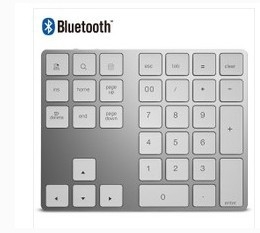 BT308 34-tipkovna Bluetooth numerička tipkovnica, aluminijska legura, univerzalna kompatibilnost