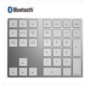 BT308 34-tipkovna Bluetooth numerička tipkovnica, aluminijska legura, univerzalna kompatibilnost
