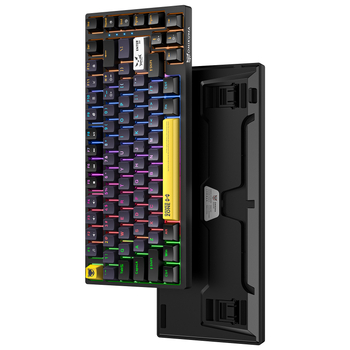 Onikuma G58 гейминг клавиатура, кабелна, RGB подсветка, до 87 клавиша, водоустойчива, механични превключватели