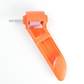 Портативен заточвач за свредла с пистолетна дръжка, Leap hardware, кафяв корунд, синтерован, универсално използване, макс. скорост 1