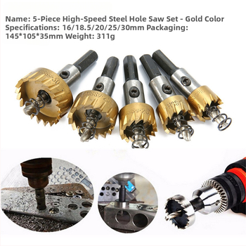 Бур за откриване на отвори в метал – високоскоростна стомана; подходящ за неръждаема стомана, алуминиев сплав, метални листове и квадратни тръби; Pingrong