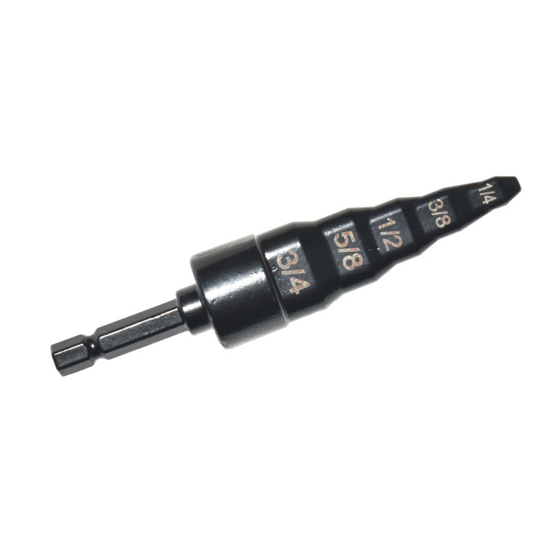 Set extensor țevi din cupru/aluminiu pentru burghiu – 6 piese, ax hexagonal, corp din oțel carbon
