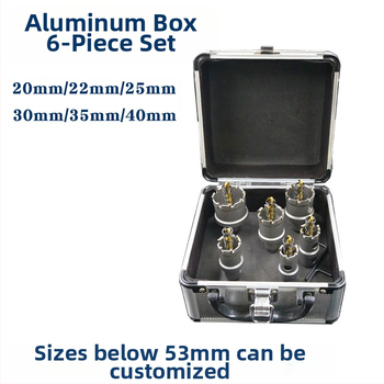 Huiyue бур за разширяване на отвори от неръждаема сплав, за метални и стоманени плочи, разширяване на отвори, съвместим с електрическа бормашина