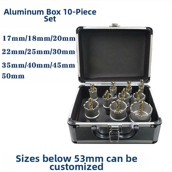 Huiyue бур за разширяване на отвори от неръждаема сплав, за метални и стоманени плочи, разширяване на отвори, съвместим с електрическа бормашина