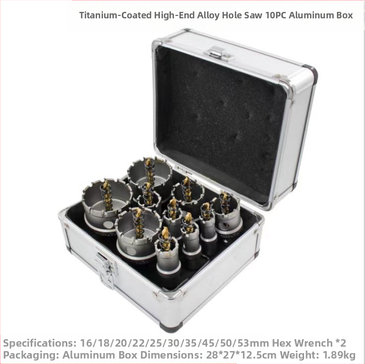 Huiyue бур за разширяване на отвори от неръждаема сплав, за метални и стоманени плочи, разширяване на отвори, съвместим с електрическа бормашина