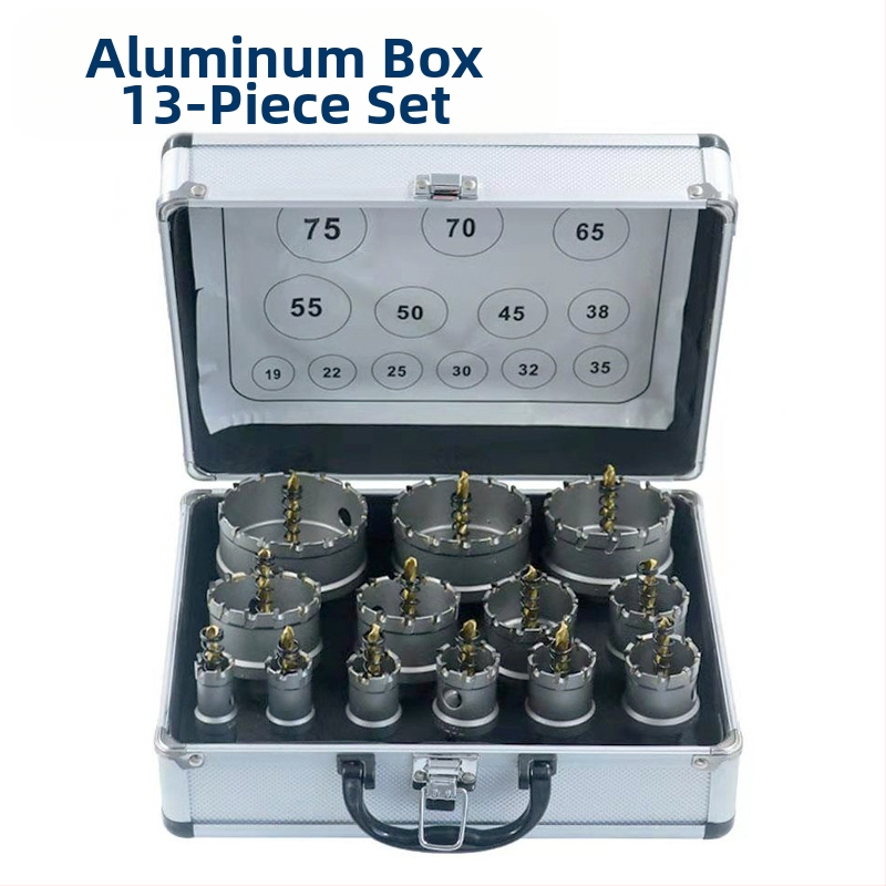 Huiyue бур за разширяване на отвори от неръждаема сплав, за метални и стоманени плочи, разширяване на отвори, съвместим с електрическа бормашина