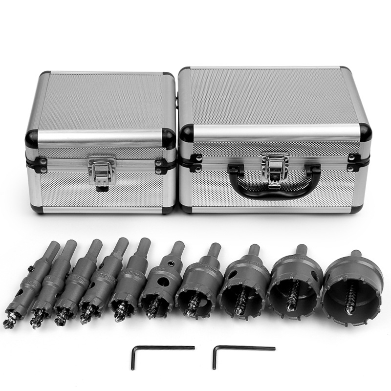 Huiyue бур за разширяване на отвори от неръждаема сплав, за метални и стоманени плочи, разширяване на отвори, съвместим с електрическа бормашина