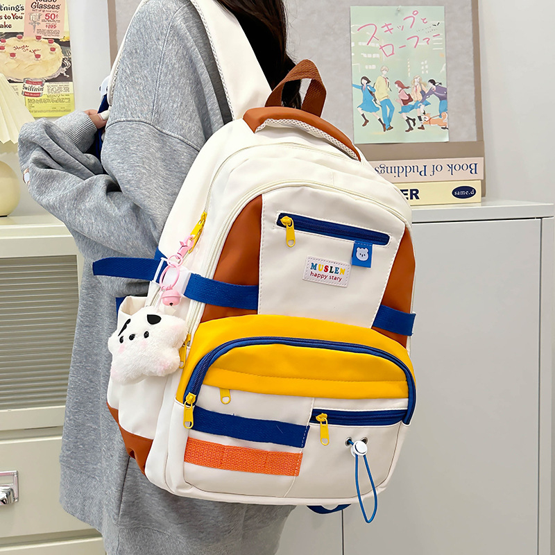 Σχολικό σακίδιο πλάτης - Νάιλον, 10L, ιμάντες με αερόμαξιλαρι, στυλ νεανικό campus, για σχολική εκπαίδευση