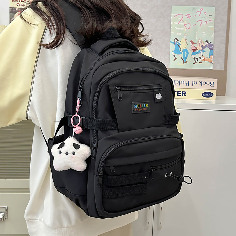 Σχολικό σακίδιο πλάτης - Νάιλον, 10L, ιμάντες με αερόμαξιλαρι, στυλ νεανικό campus, για σχολική εκπαίδευση