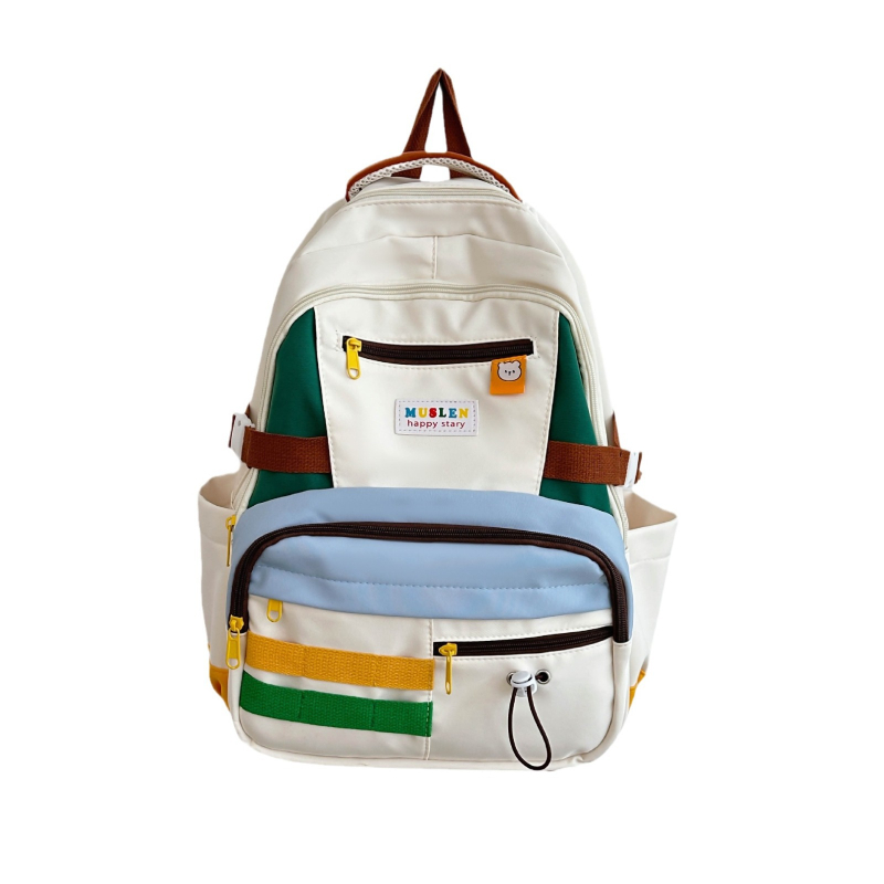 Σχολικό σακίδιο πλάτης - Νάιλον, 10L, ιμάντες με αερόμαξιλαρι, στυλ νεανικό campus, για σχολική εκπαίδευση