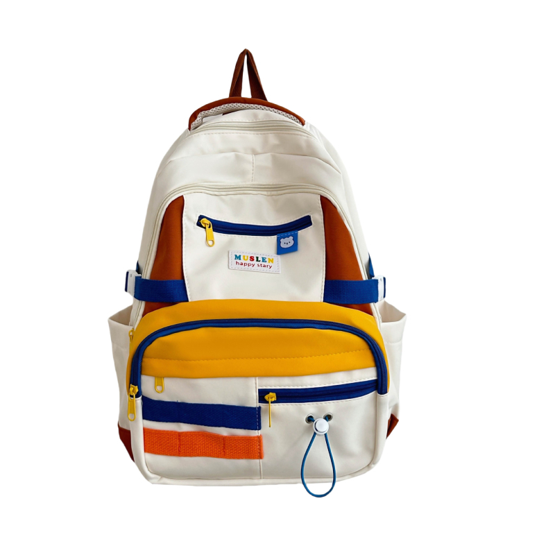 Σχολικό σακίδιο πλάτης - Νάιλον, 10L, ιμάντες με αερόμαξιλαρι, στυλ νεανικό campus, για σχολική εκπαίδευση