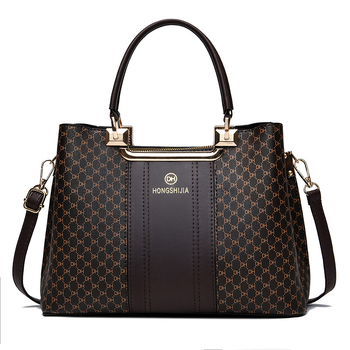 Γυναικεία PU τσάντα bucket με φερμουάρ, οριζόντιου τετράγωνου σχήματος, εσωτερικές θήκες (θήκη τηλεφώνου, θήκη ταυτότητας, θήκη με φερμουάρ)