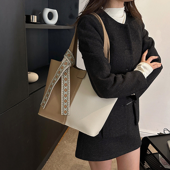 Τσάντα PU, στυλ δρόμου, μικρή τετράγωνη τσάντα, οριζόντιο τετράγωνο σχήμα, διπλοί ιμάντες