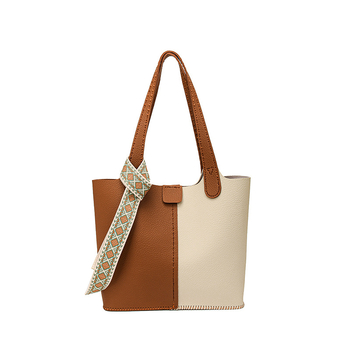 Τσάντα PU, στυλ δρόμου, μικρή τετράγωνη τσάντα, οριζόντιο τετράγωνο σχήμα, διπλοί ιμάντες