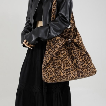 Τσάντα Tote από καμβά, οριζόντιας τετράγωνου σχήματος, κλείσιμο με φερμουάρ, επένδυση πολυεστέρα-βαμβάκι, εσωτερική τσέπη με φερμουάρ