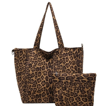 Τσάντα Tote από καμβά, οριζόντιας τετράγωνου σχήματος, κλείσιμο με φερμουάρ, επένδυση πολυεστέρα-βαμβάκι, εσωτερική τσέπη με φερμουάρ