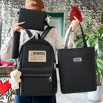 Oxford vászon iskolai hátizsák, kapacitás 20–35 L, kompatibil 12 hüvelykes laptophoz, levegő párnás vállpántok, friss stílus