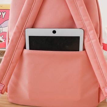 Σχολική τσάντα από Oxford ύφασμα, χωρητικότητας 20–35 L, χωράει φορητό έως 12 ιντσών, ιμάντες με μαξιλαράκι αέρα, φρέσκο στυλ