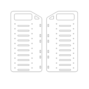 Ακρυλικός επιτραπέζιος εξωτερικός κλωβός HDD με διαφανές περίβλημα και ταψί