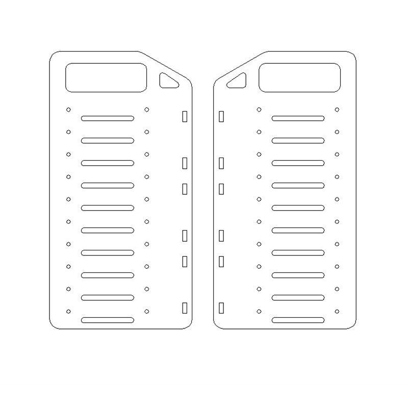 Akrilo stalinis išorinis kietojo disko dėklas su dėklu