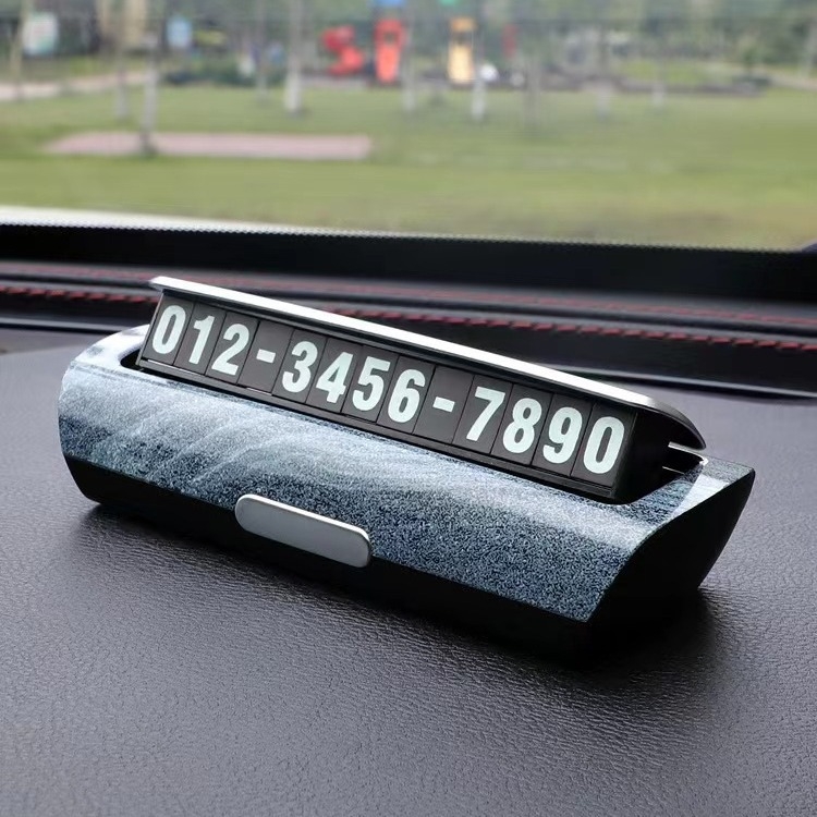 Скрит номер за паркинг за автомобил – пластмасов модел 001, без печат на лого