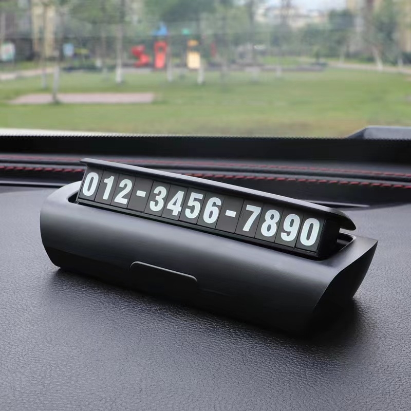 Slēpta auto stāvvietas numura plāksne – plastmasa, modelis 001, bez logotipa drukas