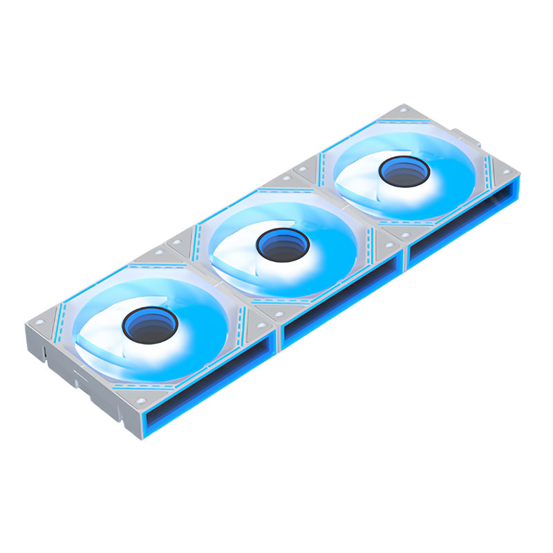 ARGB ανεμιστήρας πλαισίου DXK-00029, ασύρματη σύνδεση, έλεγχος PWM, υδραυλικό ρουλεμάν, 800–1800 RPM