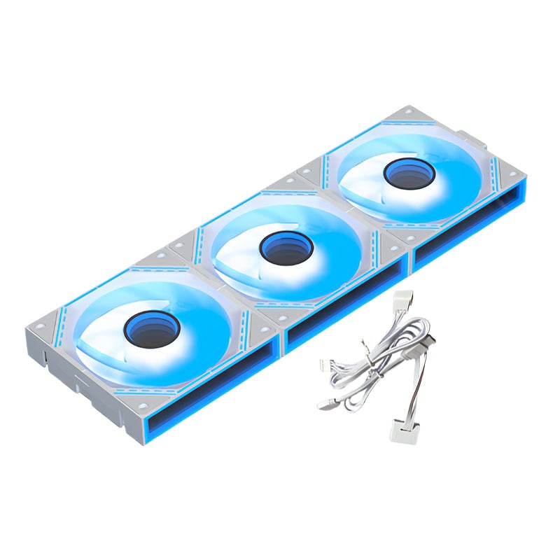 ARGB ανεμιστήρας πλαισίου DXK-00029, ασύρματη σύνδεση, έλεγχος PWM, υδραυλικό ρουλεμάν, 800–1800 RPM