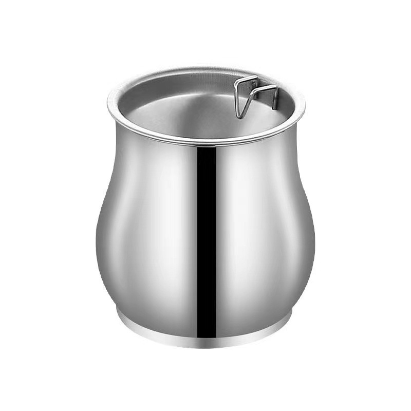 Nerūdijančio plieno cilindro peleninė, matinė apdaila, atspari kritimui, vėjo atspari, su laikymo funkcija