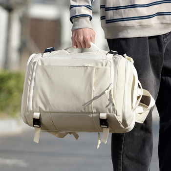 Casual ταξιδιωτική τσάντα πλάτης, χωρητικότητα 36–55L, διαχωρισμός στεγνό/βρεγμένο, ξεχωριστό θήκη για παπούτσια, συμβατή με φορητό 16 ιντσών, Oxford ύφασμα