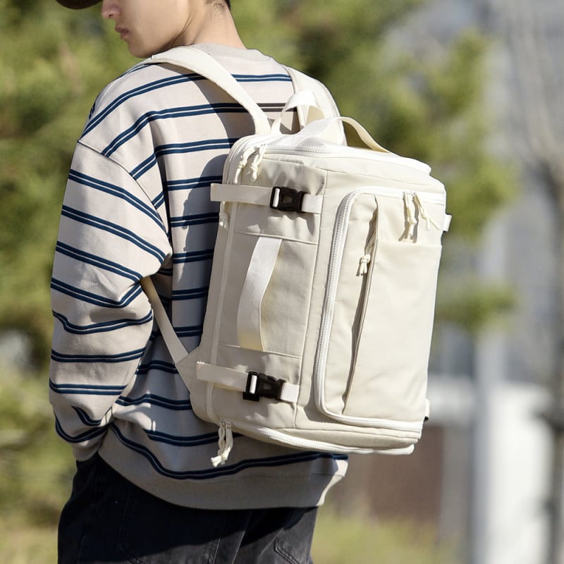 Rucsac casual de călătorie, capacitate 36–55 L, compartiment uscat/umed, buzunar separat pentru pantofi, compatibil cu laptop de 16 inch, material Oxford