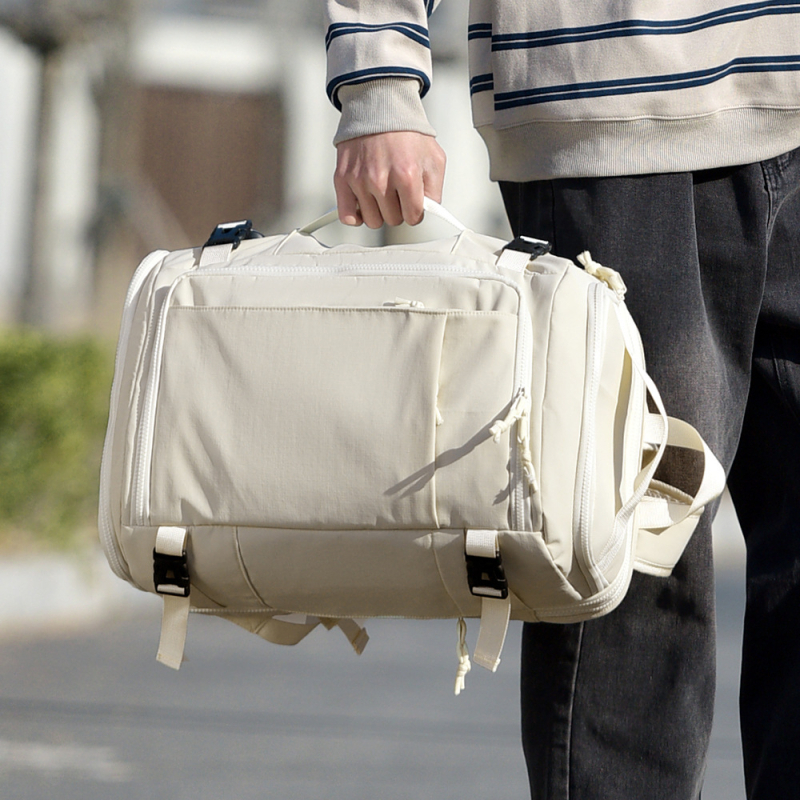 Rucsac casual de călătorie, capacitate 36–55 L, compartiment uscat/umed, buzunar separat pentru pantofi, compatibil cu laptop de 16 inch, material Oxford