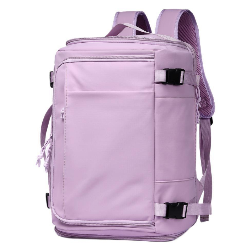 Rucsac casual de călătorie, capacitate 36–55 L, compartiment uscat/umed, buzunar separat pentru pantofi, compatibil cu laptop de 16 inch, material Oxford