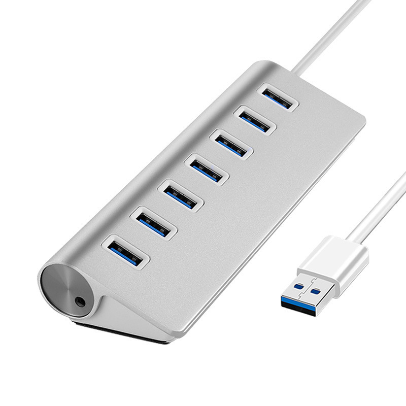 7-port USB 3.0 hub su DC maitinimo jungtimi | USB 3.0 sąsaja | perdavimo greitis 5 Gbps | 30 cm kabelis