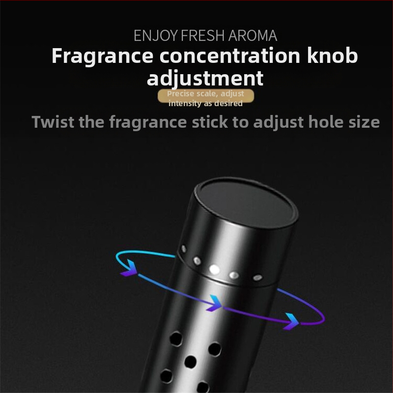 Automobilový osviežovač vzduchu s vôňou osmanthus, hliníkový držiak, klip na výstup vzduchu, vôňa vydrží viac ako 90 dní, životnosť 3 roky