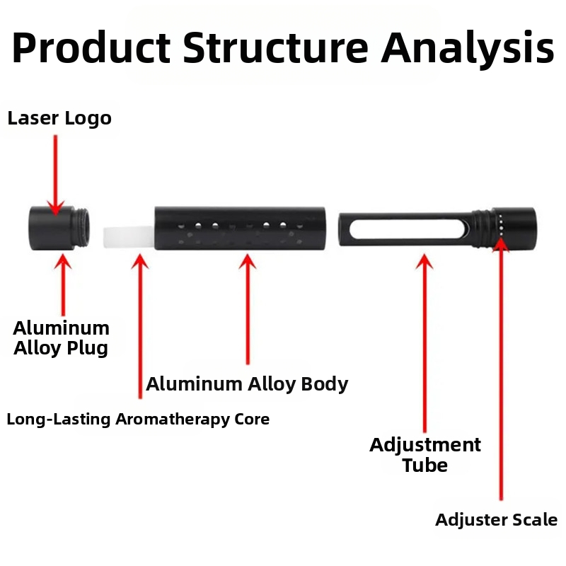 Automobilový osviežovač vzduchu s vôňou osmanthus, hliníkový držiak, klip na výstup vzduchu, vôňa vydrží viac ako 90 dní, životnosť 3 roky