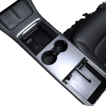 Κεντρικό Κουτί Αποθήκευσης Υποβραχιόνιου με Κρυφό Θάλαμο, Θήκη Φορτίσης, Κάτοχος Ποτηριού και Σιλικονούχο Καπάκι – από Πλαστικό, Αδιάβροχο, Ανθεκτικό σε Στρες