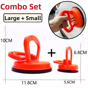 Ремонт на вдлъбнатини със вакуумна чашка, голяма, пластмасова, комплект 1 бр., за домашна и автомобилна употреба, тегло 0.18 кг