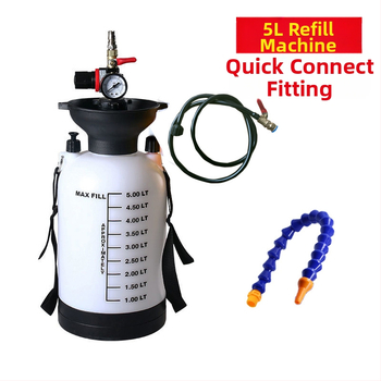 Машина за пълнене на масло за скоростна кутия на автомобили — Quick light, метална конструкция, попълване на масло в автомобил