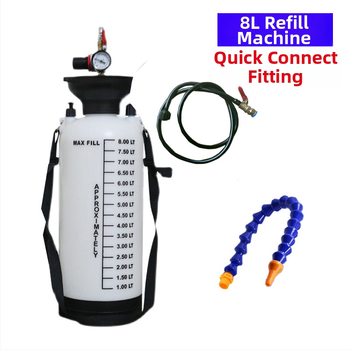 Машина за пълнене на масло за скоростна кутия на автомобили — Quick light, метална конструкция, попълване на масло в автомобил