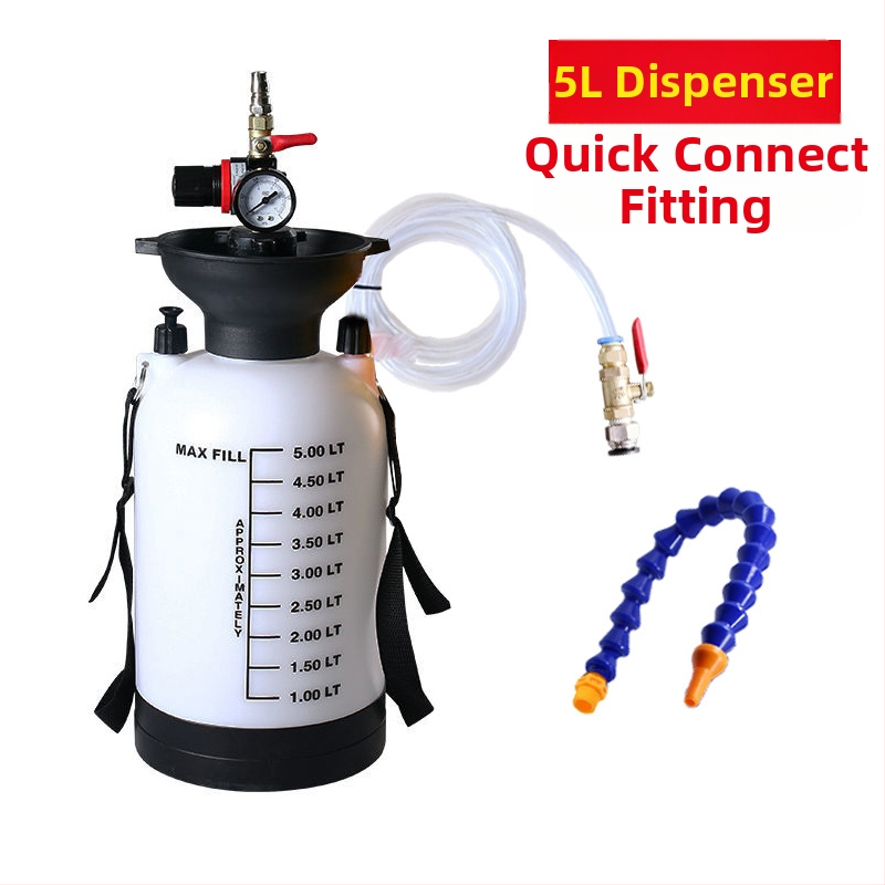 Машина за пълнене на масло за скоростна кутия на автомобили — Quick light, метална конструкция, попълване на масло в автомобил