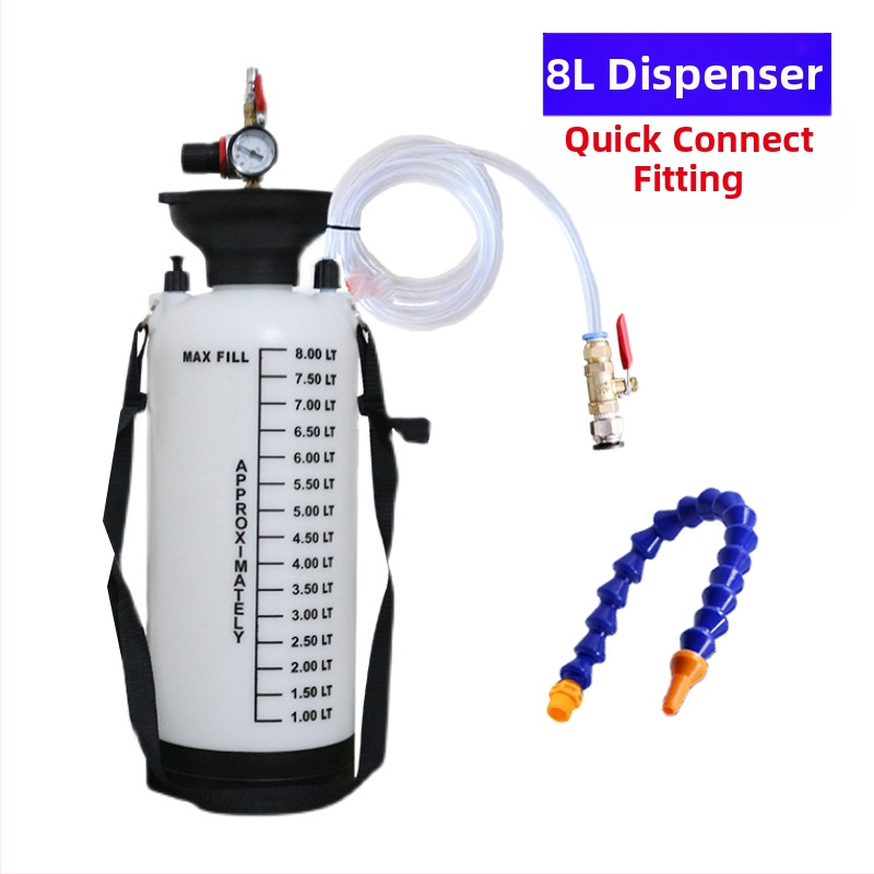 Машина за пълнене на масло за скоростна кутия на автомобили — Quick light, метална конструкция, попълване на масло в автомобил