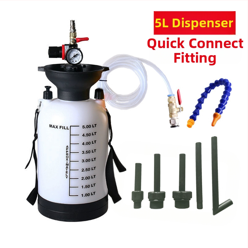 Машина за пълнене на масло за скоростна кутия на автомобили — Quick light, метална конструкция, попълване на масло в автомобил