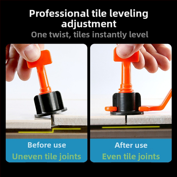 Нивелир за плочки, Т-образен тип, пластмасов клип, помощник за позициониране при полагане на подови и стени — Chuanxing