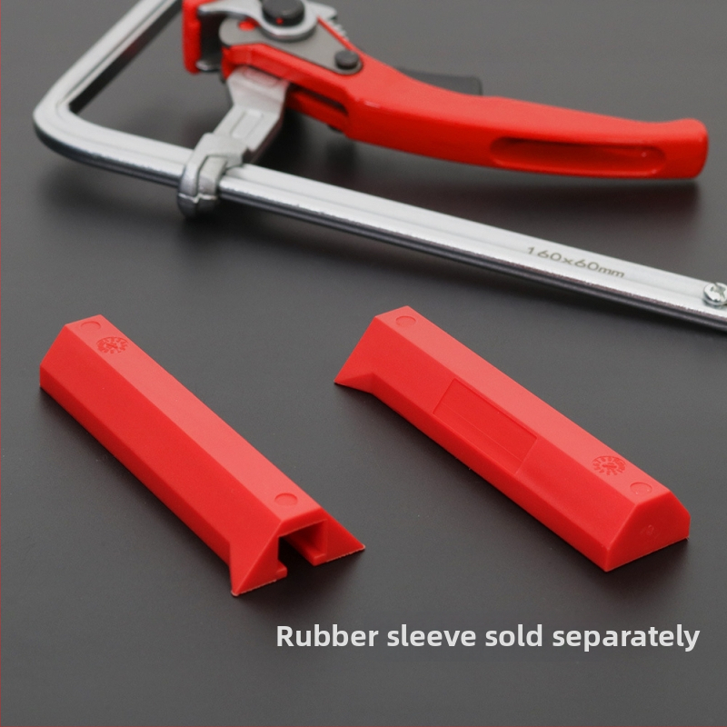 Track clip за дърводелска релса с ratchet механизъм — спестява време и усилия; материал: хром-молибденова стомана/CR-V; тегло: 0.4–0.5 кг