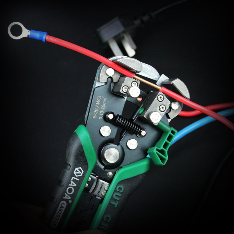 Old A Višenamjenski automatski odvijač za izoliranje žica, alat za električare, model LA815138, težina 0,35 kg