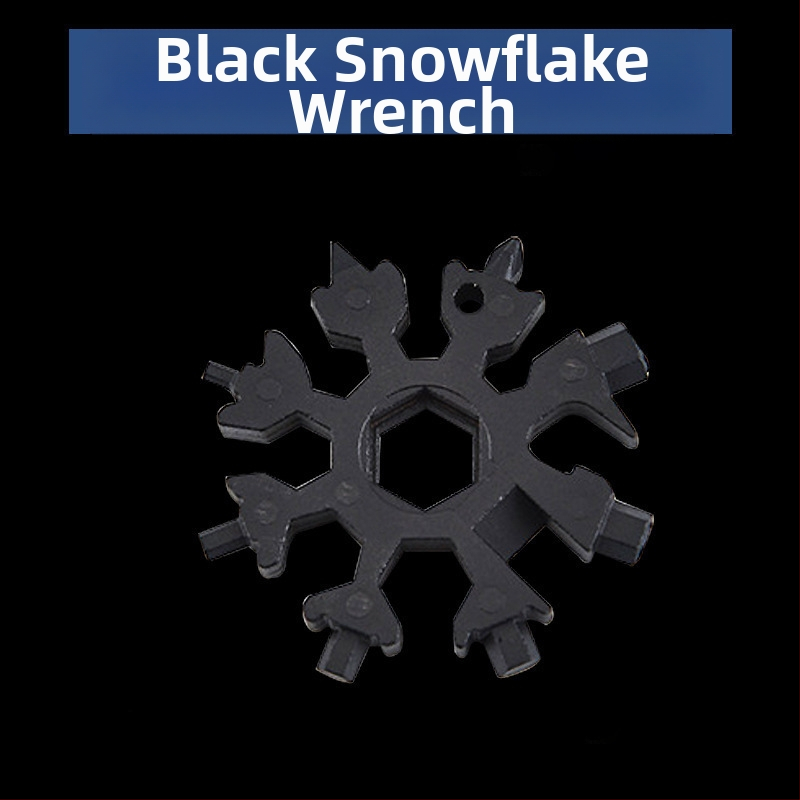 CQ Многофункционален снежинка ключ - преносим ръчен инструмент с шестостенна глава и високовъглеродна стомана